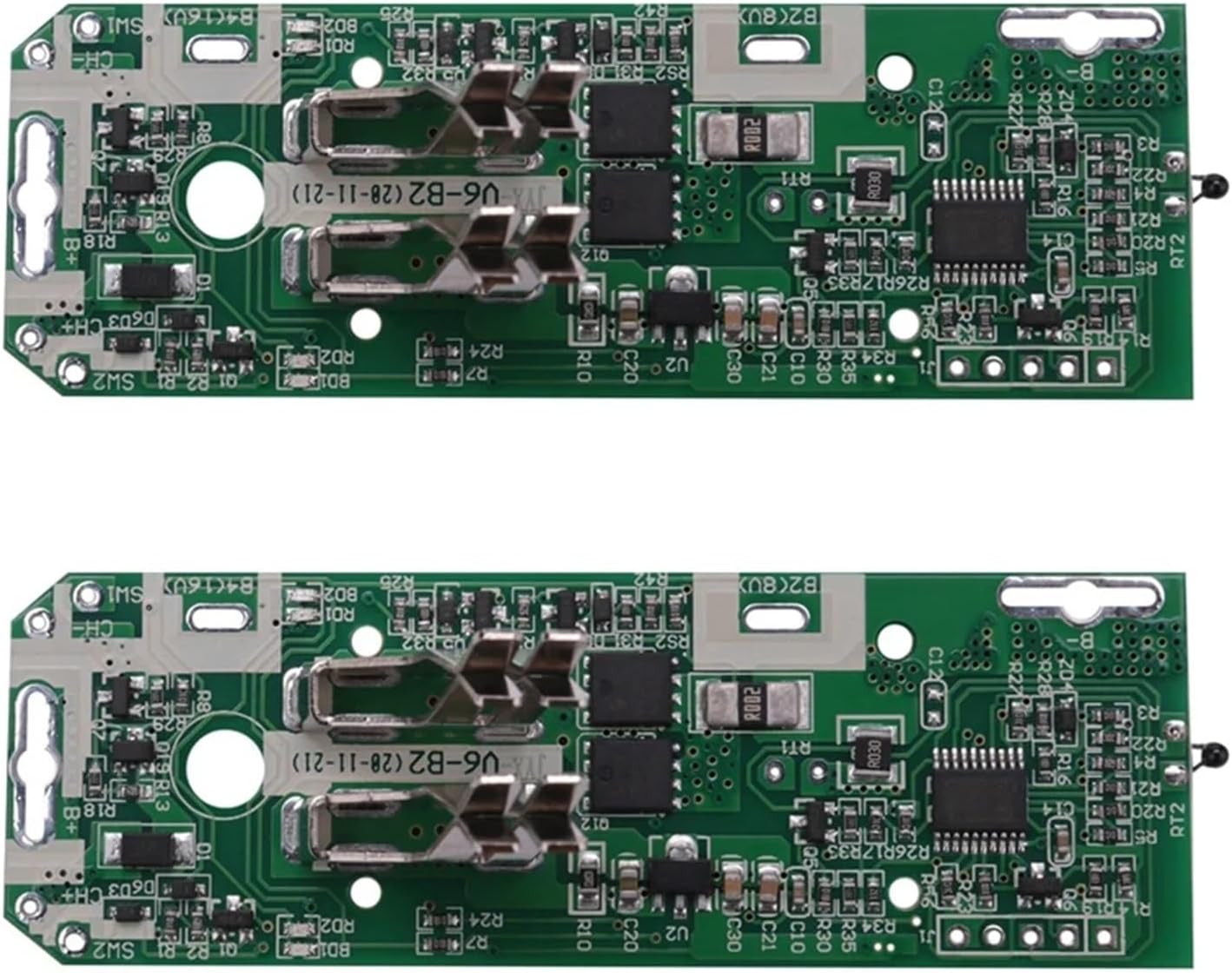 2Pc PCB Circuit Board, PCB Battery Charging Protection Circuit Board ，Compatible For Dyson，V6 V7 Wireless Vacuum Cleaner