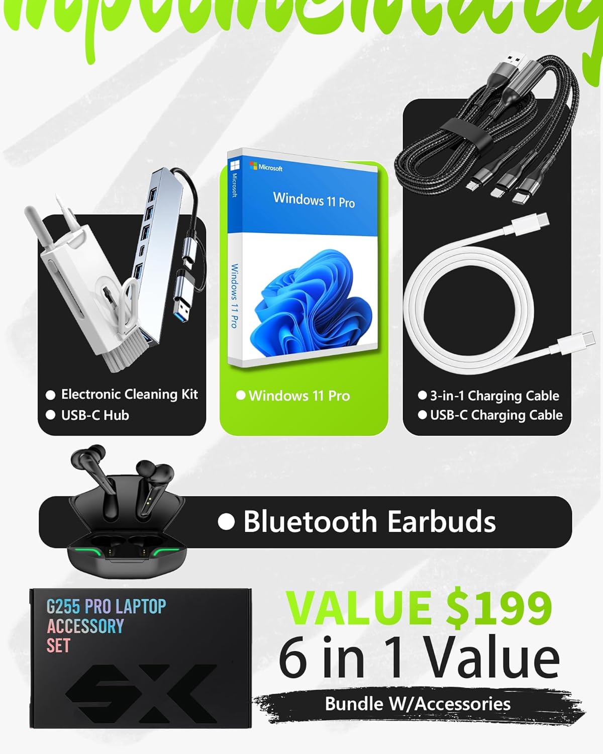 HP Flagship 17 FHD Laptop for Business & Students - Wins 11 Pro | AMD Ryzen 5 (Beats i7-1165G7) | Copilot | Numeric Keypad | SXK Accessory Kit (32GB RAM | 1TB SSD)