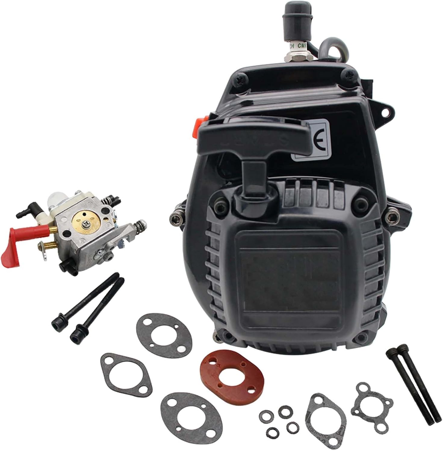 11HP 32CC PRO Reed Case 2-Stroke Engine with WT-1191 Carburetor, RC Car Replacement Parts for 1/5 HPI Baja Losi FG