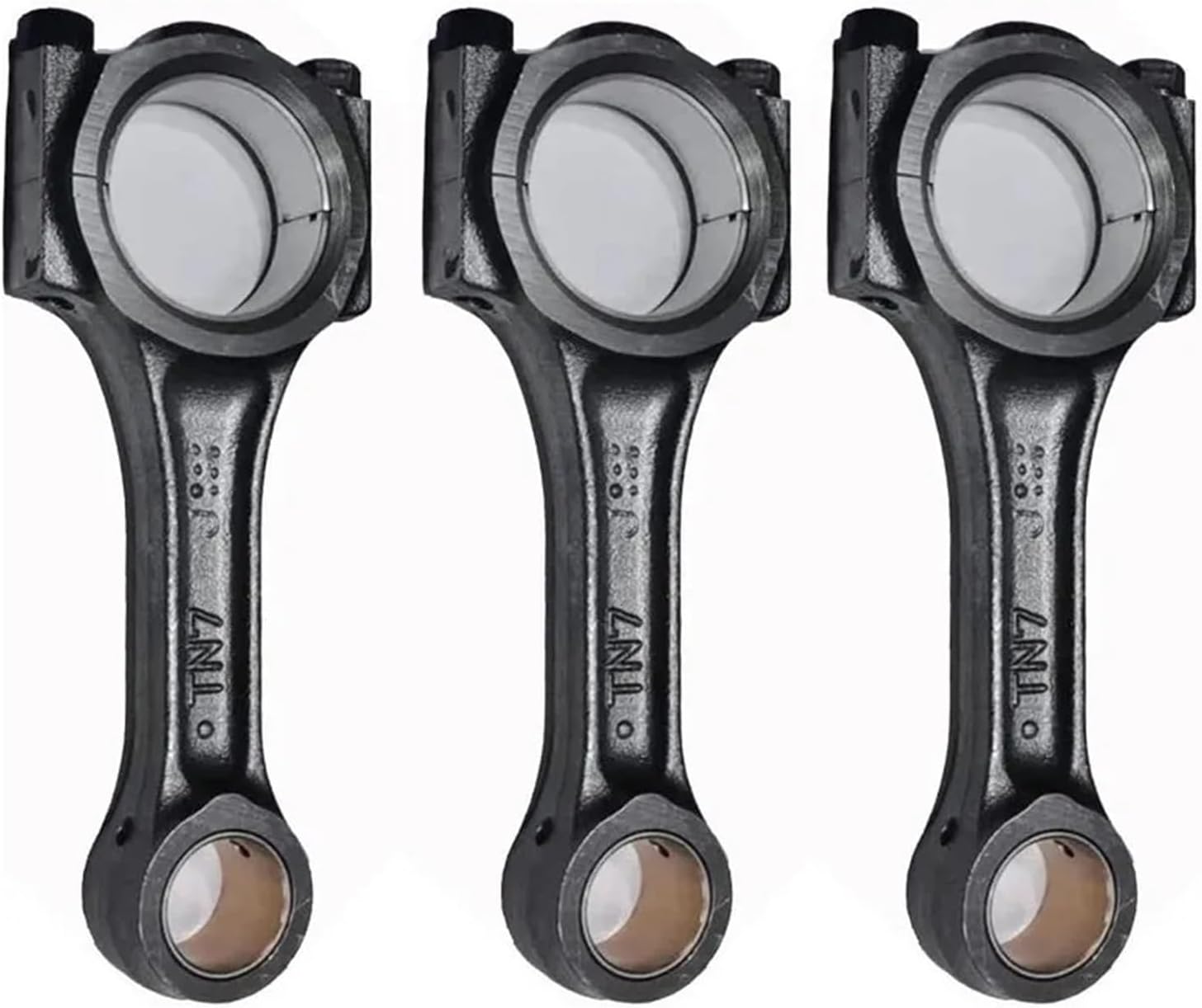 3pcs Connecting Rod 719810-23100 71981023100 Compatible For Yanmar 3TNE78 3TNE78A For Komatsu 3D75N 3D78AE 3D78N Engine