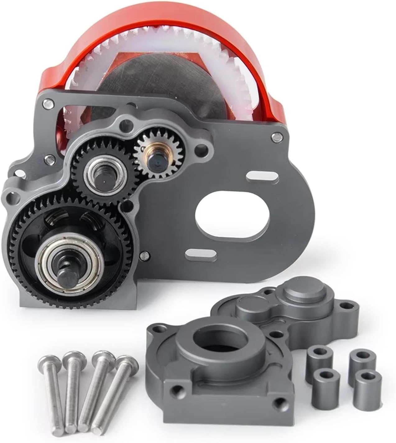 Compatible with Axial for SCX10 for TFL 1/10 RC Crawler Car Upgrade Parts Accessories Metal Reverse Transmission Case Gearbox RC Car Accessories