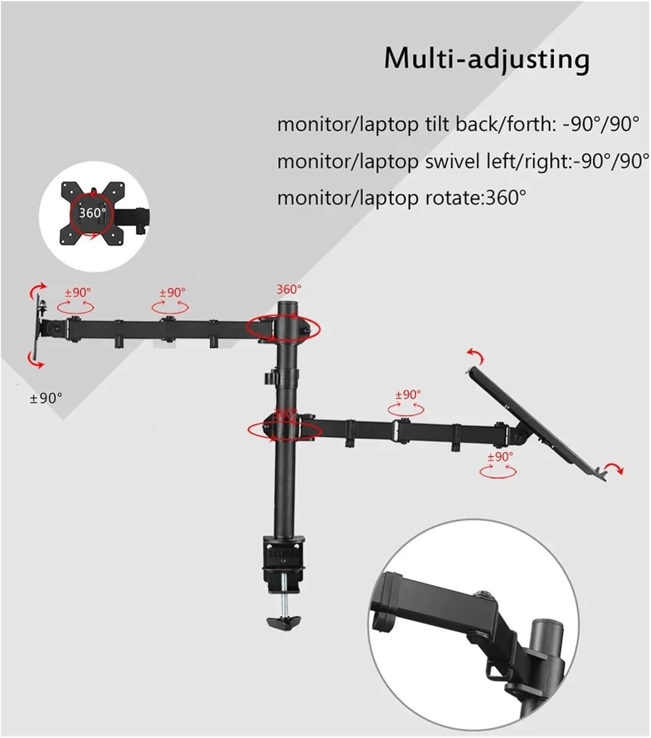 DL-MD30LP 400MM Height Adjustable 10
