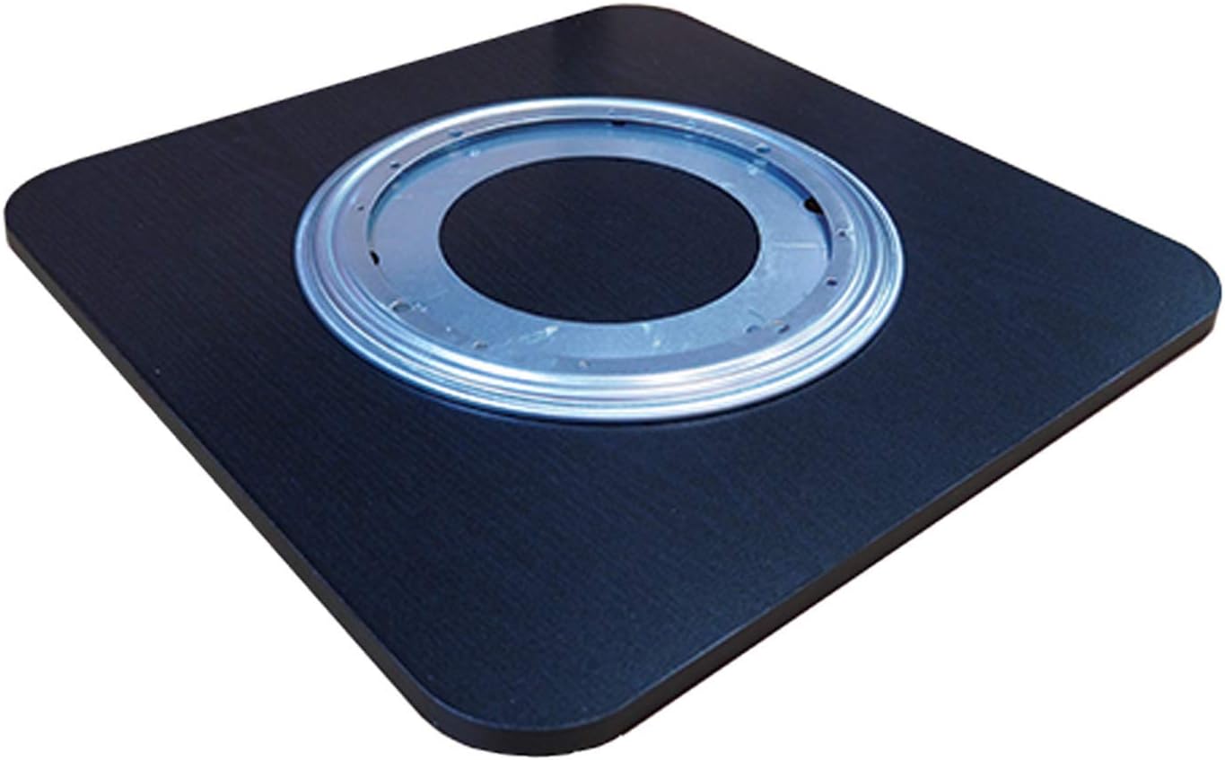 KB Designs - 3-Tier 360° Rotating Revolving Tower Bookcase Display Unit, Black