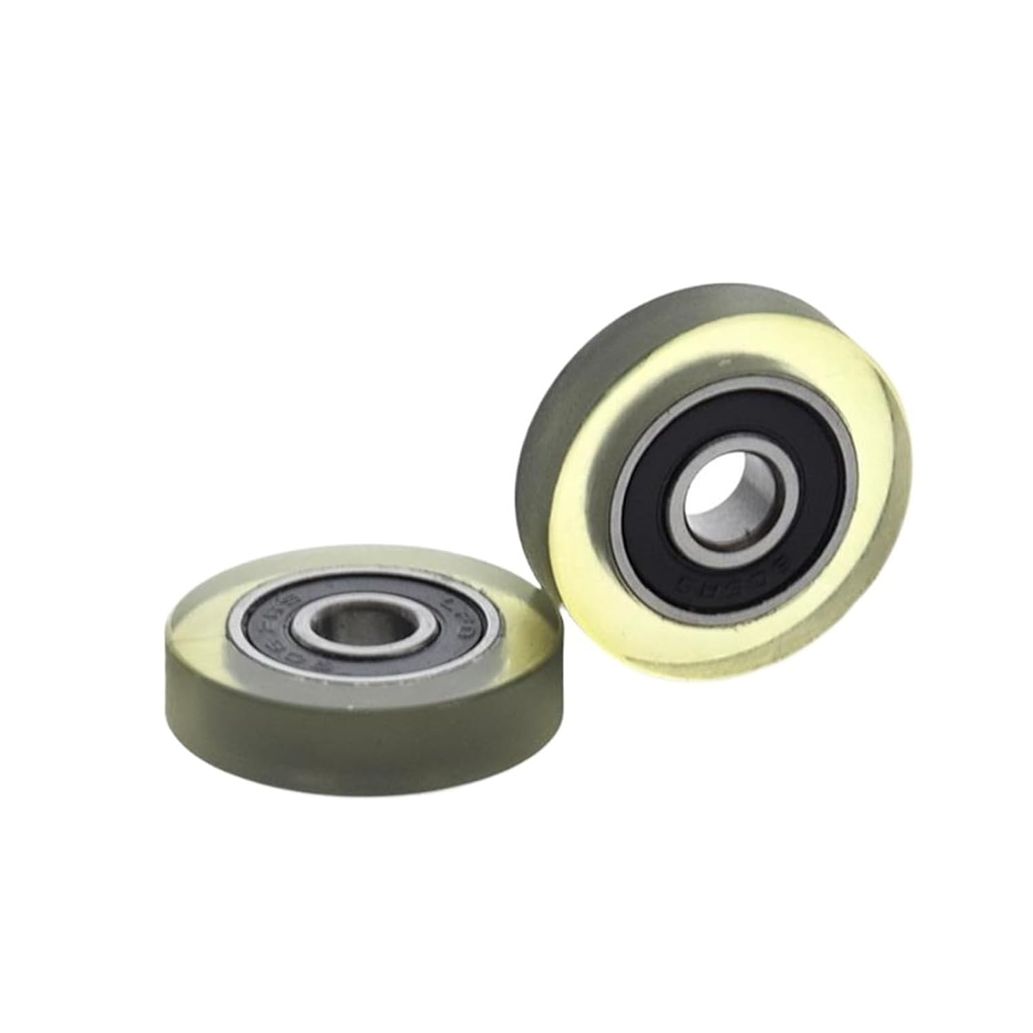 10pcs/50pcs 6 * 24 * 6mm Polyurethane 606 606RS PU Roller Bearing Friction Pulley 6x24x6mm(50pcs)