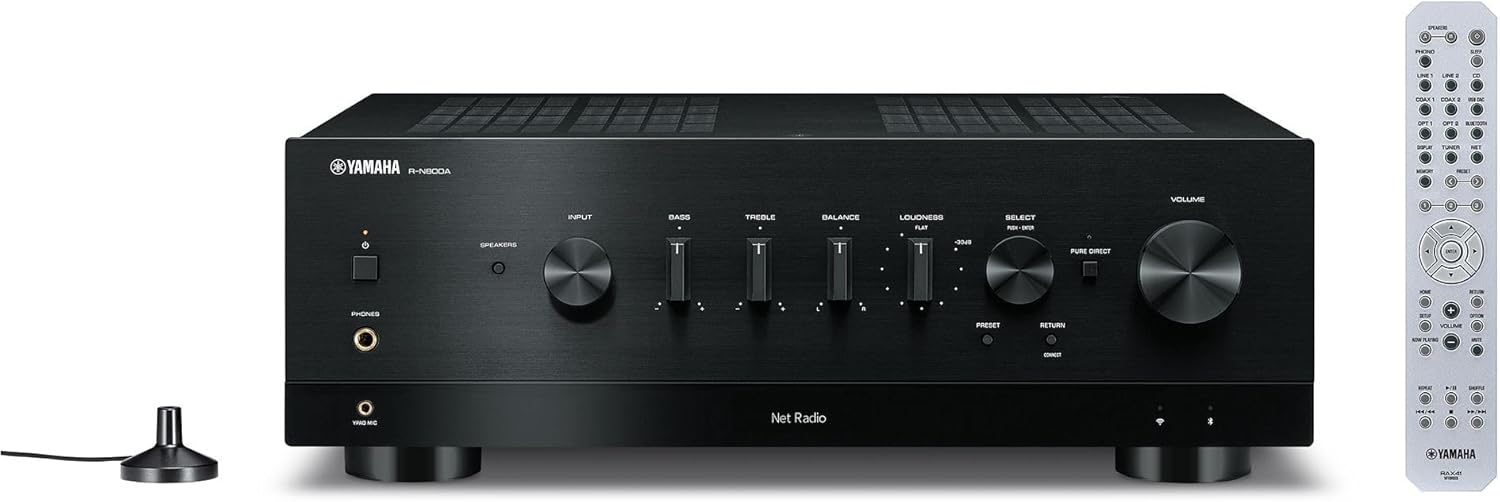 Yamaha R-N800A Network Receiver with Phono and Built-in DAC