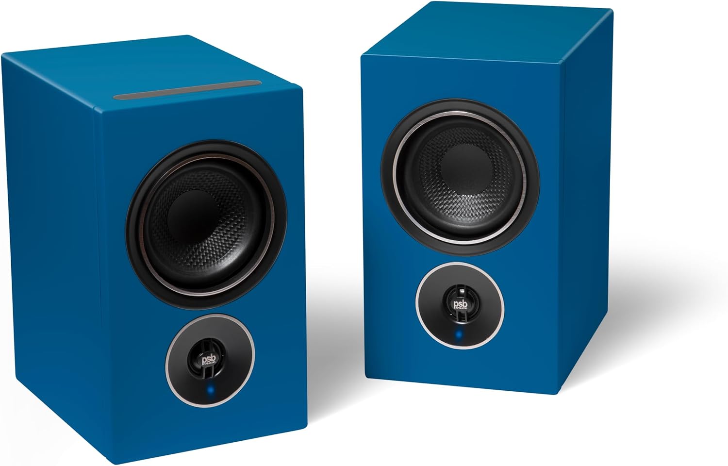 PSB Alpha iQ Streaming Powered Speakers with BluOS - Midnight Blue (Pair)