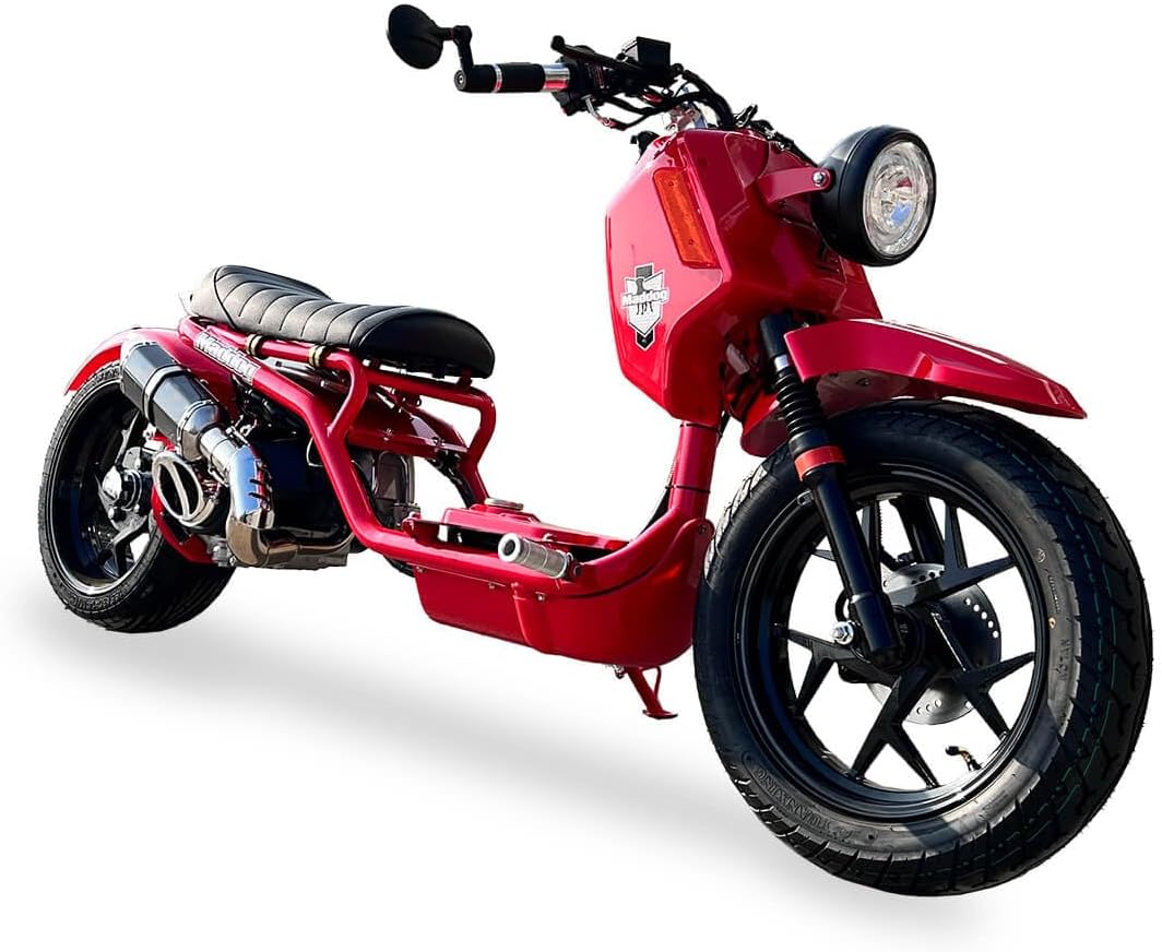 ICEBEAR MADDOG Generation 5 50CC Moped Scooter | PMZ50-22 GEN V (RED)