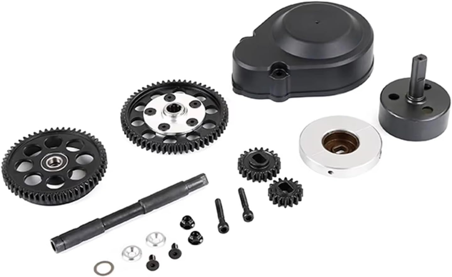 RC Car Accessories Compatible with GTB for Racing for Hpi for ROFUN for ROVAN for KM for Baja 5B 5T 5SC RC Car Parts Two for Speed Transmission Gear Set