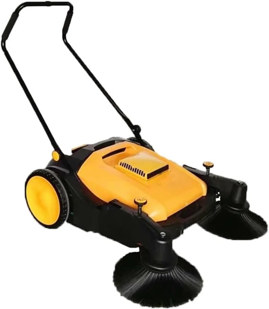 Push Sweeper Walk Behind Small Hand Propelled Outside Floor Cleaner Road Sweeper Street Brushing Cleaning Machine(920)