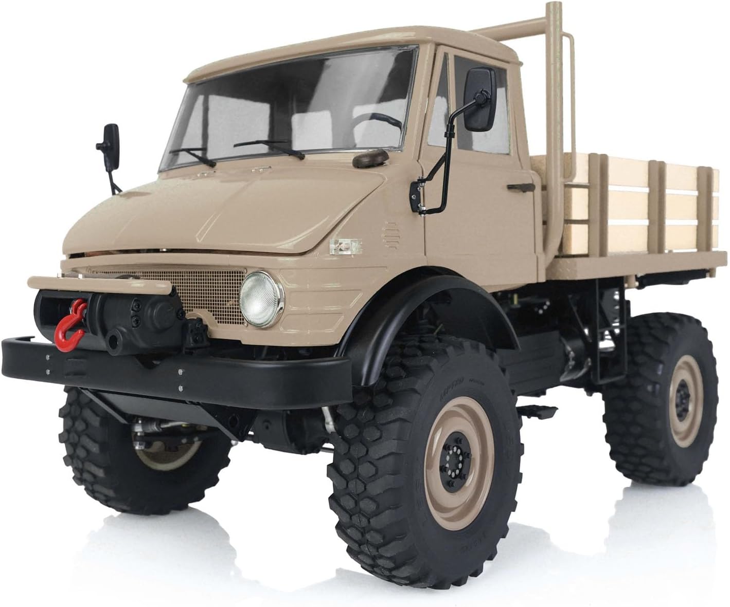 LESU 1/10 4X4 RC Off-Road Vehicle for U406 Climbing Truck Model I6S Radio Brushed Winch Light Sound 2 Speed Transmission Yellow RTR Crawler Model