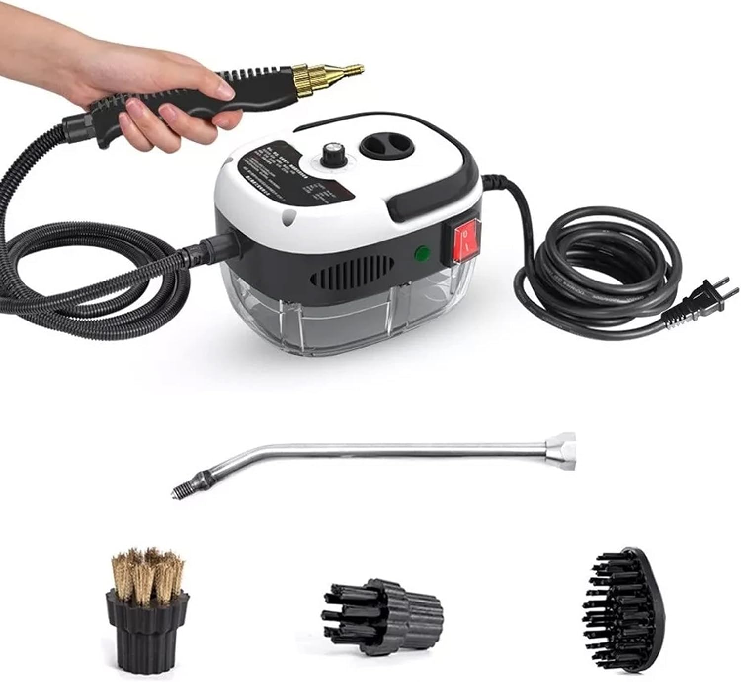 Handheld Steam Cleaner 2500W 3BAR High Pressure High Temperature Fast Heating Steam Cleaner 110V for Air Conditioner Kitchen​ Furniture