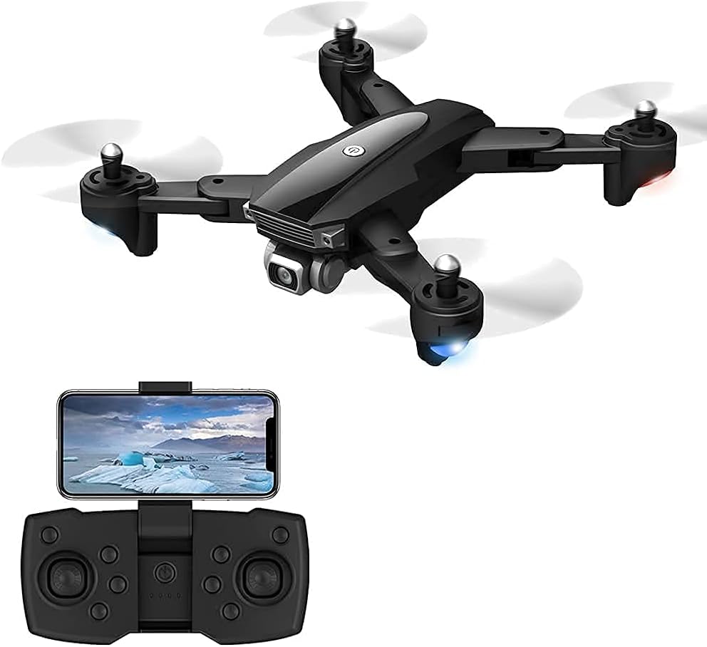 GPS Drone for Adults with 6K Camera 5G FPV Live Video Foldable RC Quadcopter with Auto Return Home Follow Me Dual Cameras Headless Mode Brushless Motor for Adults and Beginn