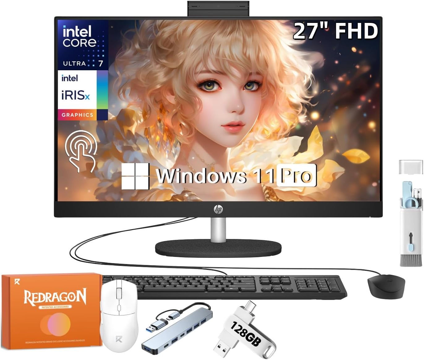 HP All-in-One Desktop Computer, 27