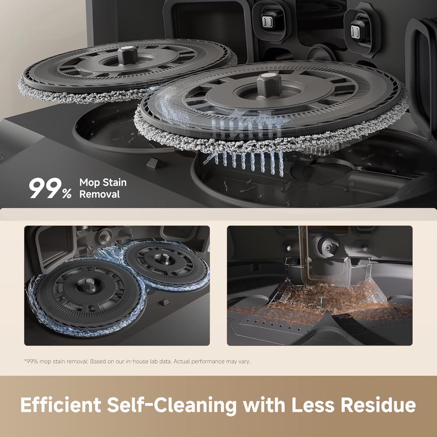 DREAME L40 Ultra Gen 2 Robot Vacuum Cleaner (Black) and Side Brush