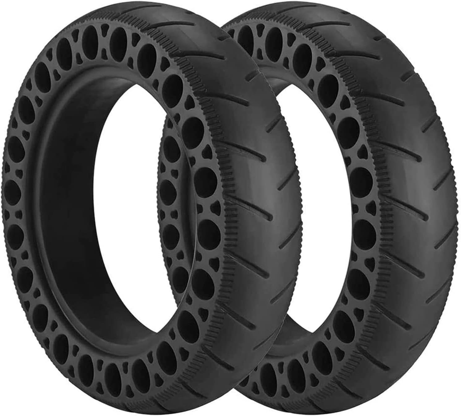 Wheels Electric Scooter Tire, 2Pack Anti Puncture Electric Scooter Wheels, High Performance Wheel Front Rear Tire Spare Honeycomb Tire for M365