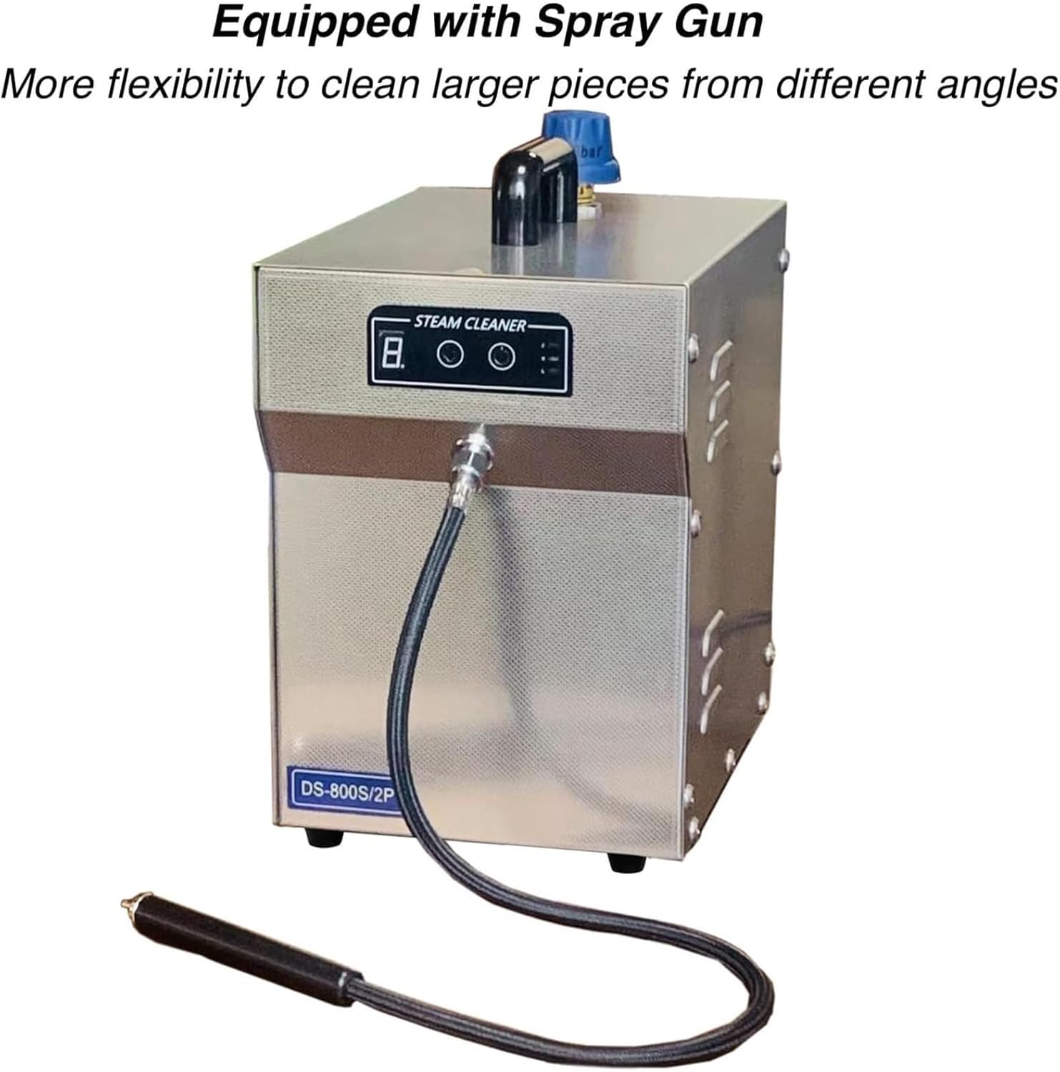 BGHJIKGFS Jewelry Steam Cleaner Professional Pressure Adjustable 2-5kg Steamer Stainless Steel Jewelry Cleaner 1300W