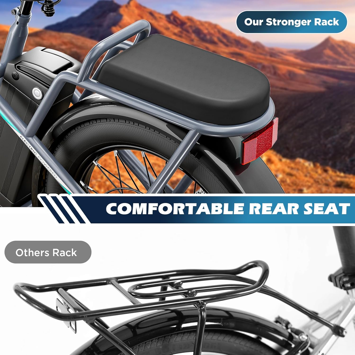 Caroma Peak 500W/800W/1200W Electric Scooter with Seat, 20