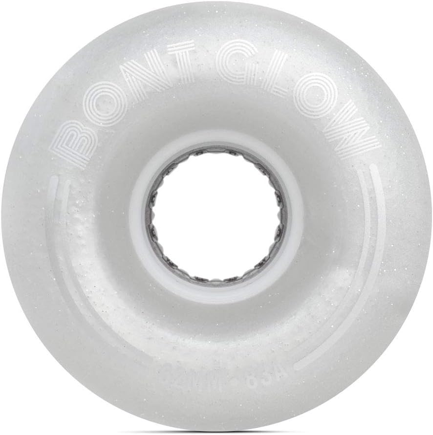 Bont Skates - Prostar Black Suede Professional Roller Skates with Glow Light Up Led Wheels - Indoor and Outdoor - Youth - Boys - Girls - Men - Women