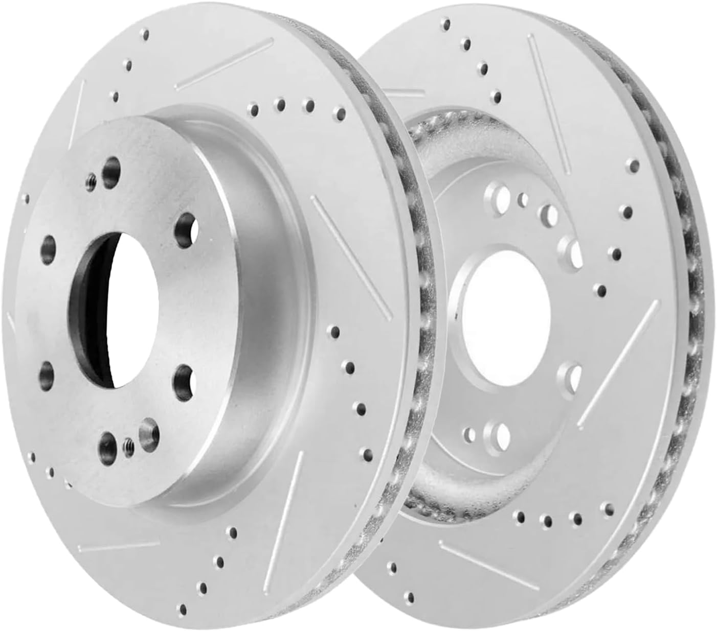 Detroit Axle - Brake Rotors for Chevy GMC Silverado Sierra 1500, Tahoe Yukon XL Suburban Cadillac Escalade ESV Drilled Slotted Brake Rotors Replacement : 13.50