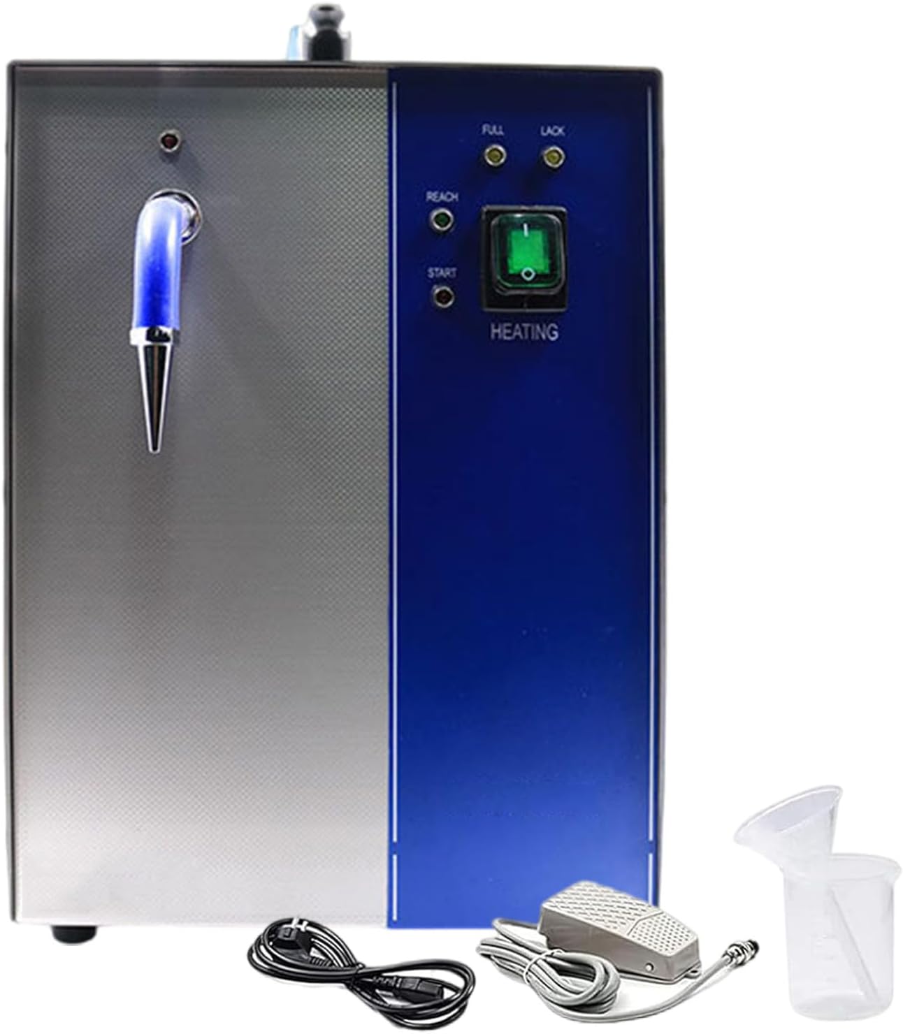 1300w/2200w Steam Cleaner For Jewelry | Stainless Steel Gemstone Cleaner With Exhaust Temperature Of 135°C | Steam Cleaner For Jewelry, Glasses 2L/4L(With Foot Switch),4L