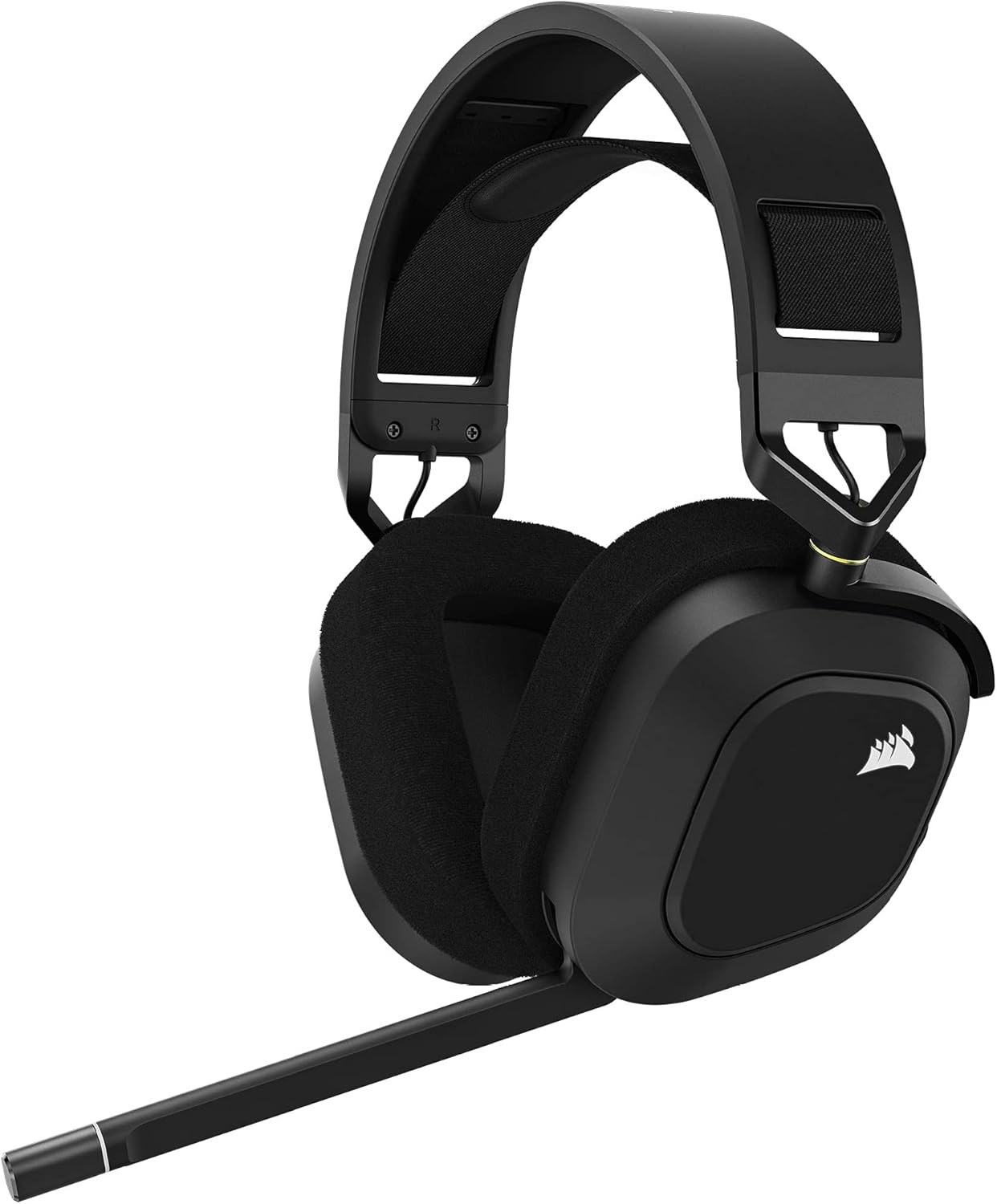Corsair HS80 RGB Wireless Premium Gaming Headset with Spatial Audio - Works with Mac, PC, PS5, PS4 - Carbon & MM700 RGB Extended Cloth Gaming Mouse Pad