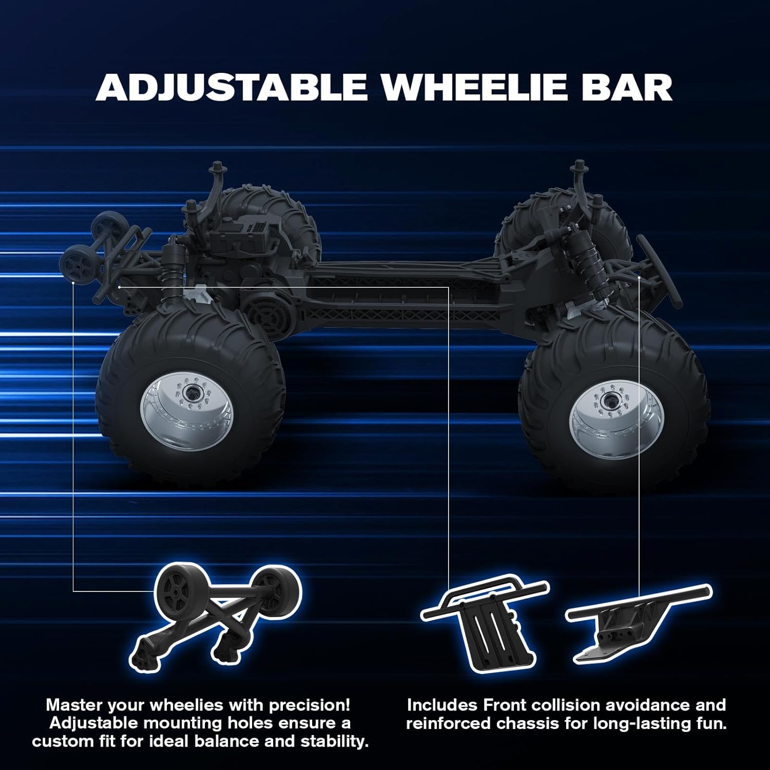 FMS 1/10 RC Truck Ford F100 – 2WD Monster Truck with Licensed Body, 550 Brushed Motor, Oil Shocks, Independent Suspension – All-Terrain RC Crawler, High Speed Off-Road RC Car for Gift（Red High Roller）