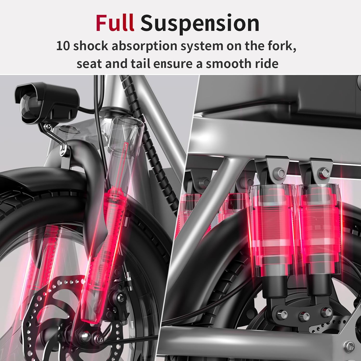 700W Peak Electric Scooter with Seat, Electric Scooter for Adults&Teens,30 Miles 25mph Foldable Commuter Ebike, Adjustable EScooter with Box