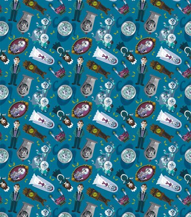 Haunted Mansion Wedding Disney Cotton Fabric