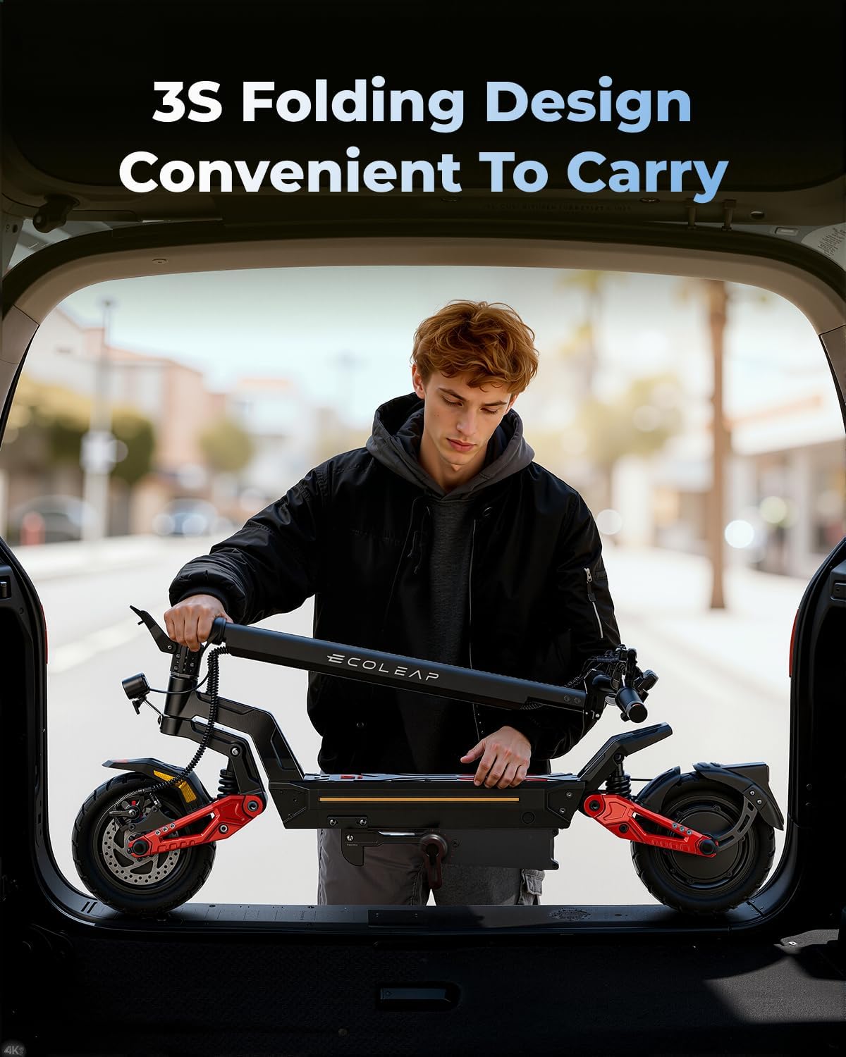 L7 Pro Electric Scooter,43.5MPH TOP Speed,75Mile Long Range,4000W Peak Motor Dual Hydraulic Suspension Scooter for Adults UL Certified (UL2272/2271)