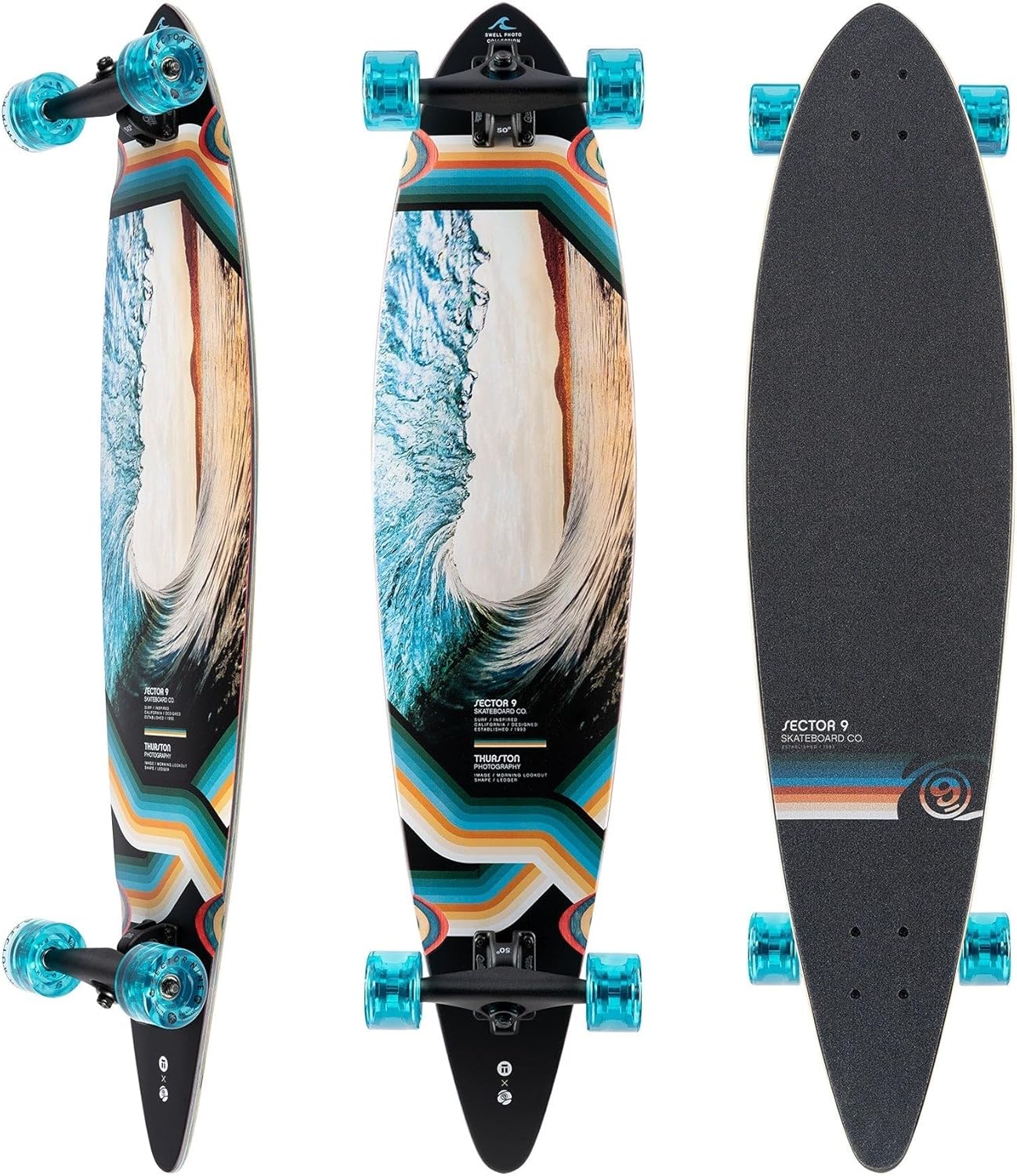 Sector 9 Ledger Launch Complete Longboard Skateboard - Factory Direct