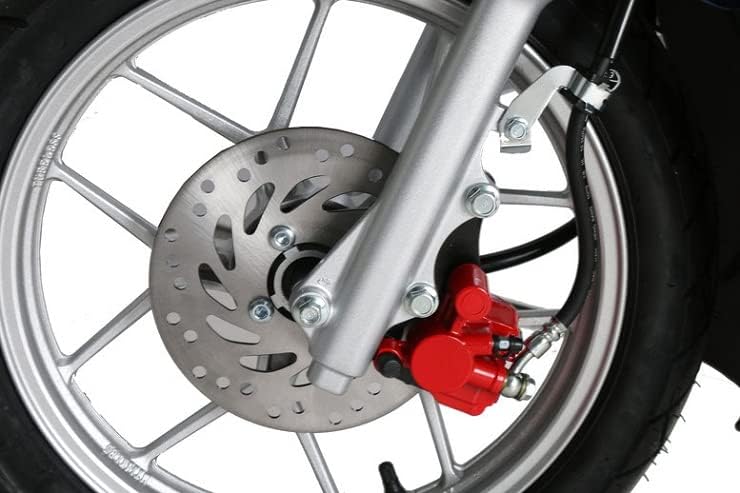 HHH 150cc Scooter Spark150 Gas 150cc Moped 4 Stroke Street Motorcycle Strong Gas Bike with CVT Transmission GY6 Engine (Burgundy)