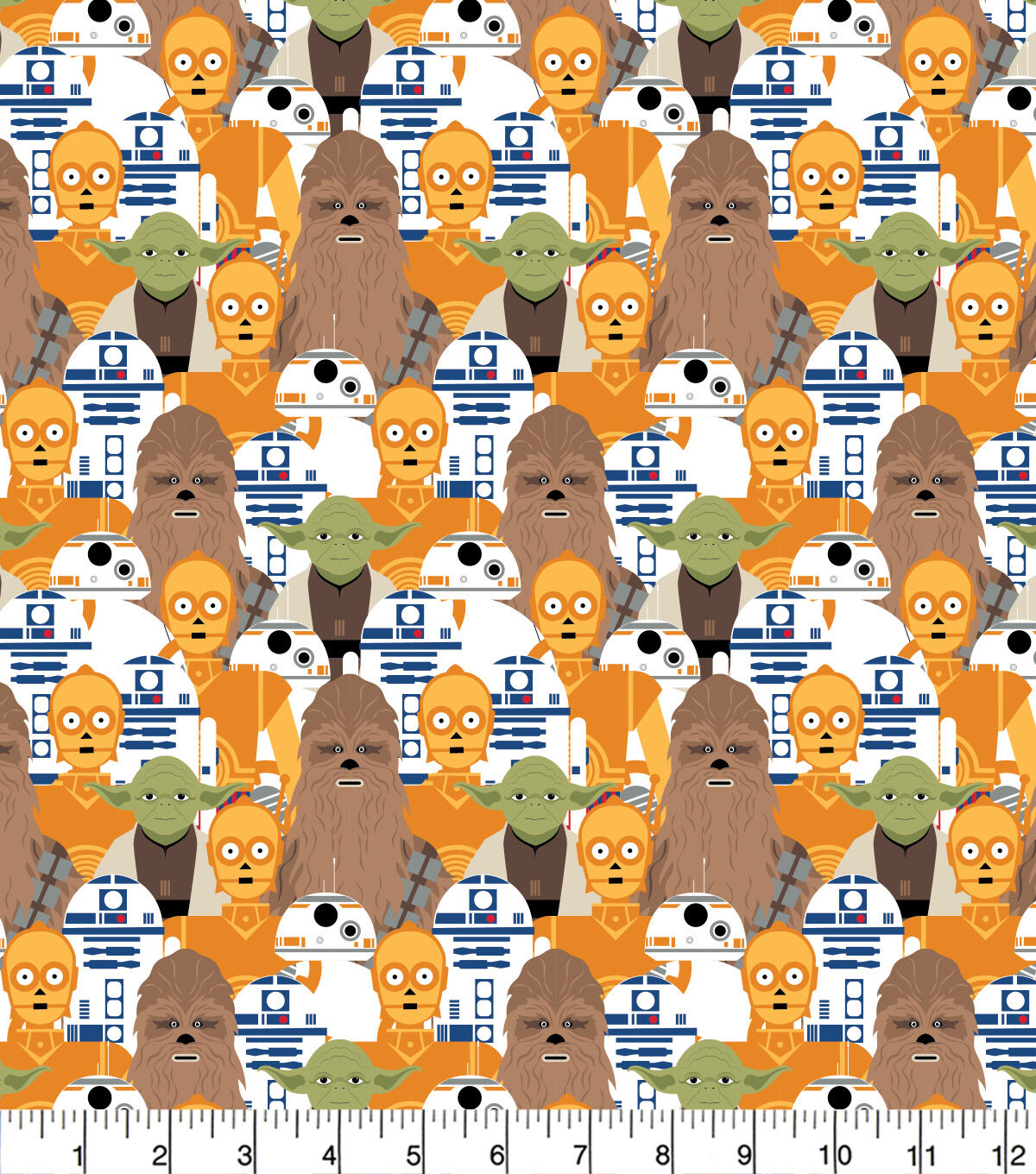 Star Wars Portrait Stacked Cotton Fabric