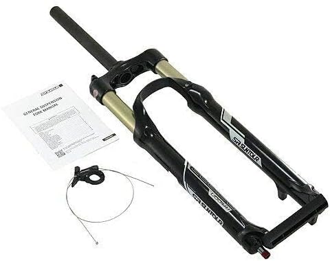 SR Suntour Raidon Fork 27.5 Inches 100 mm Remote Lockout Air QR 9mm Fork Glossy Black, VK1736