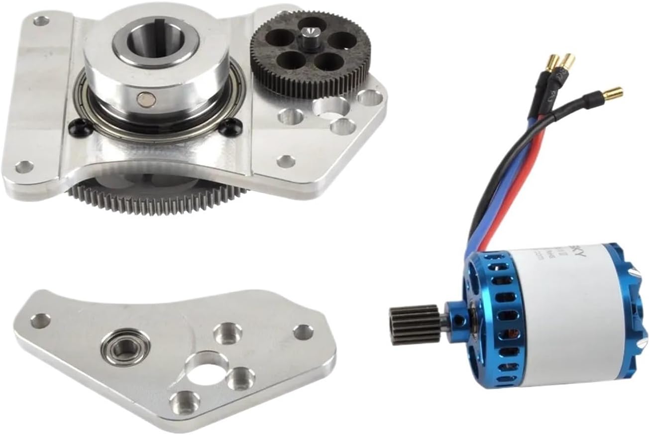 1set Electric Starter with Motor ，Compatible for DLE130CC Gasoline Engine RC Model Plane(Starter with Motor)