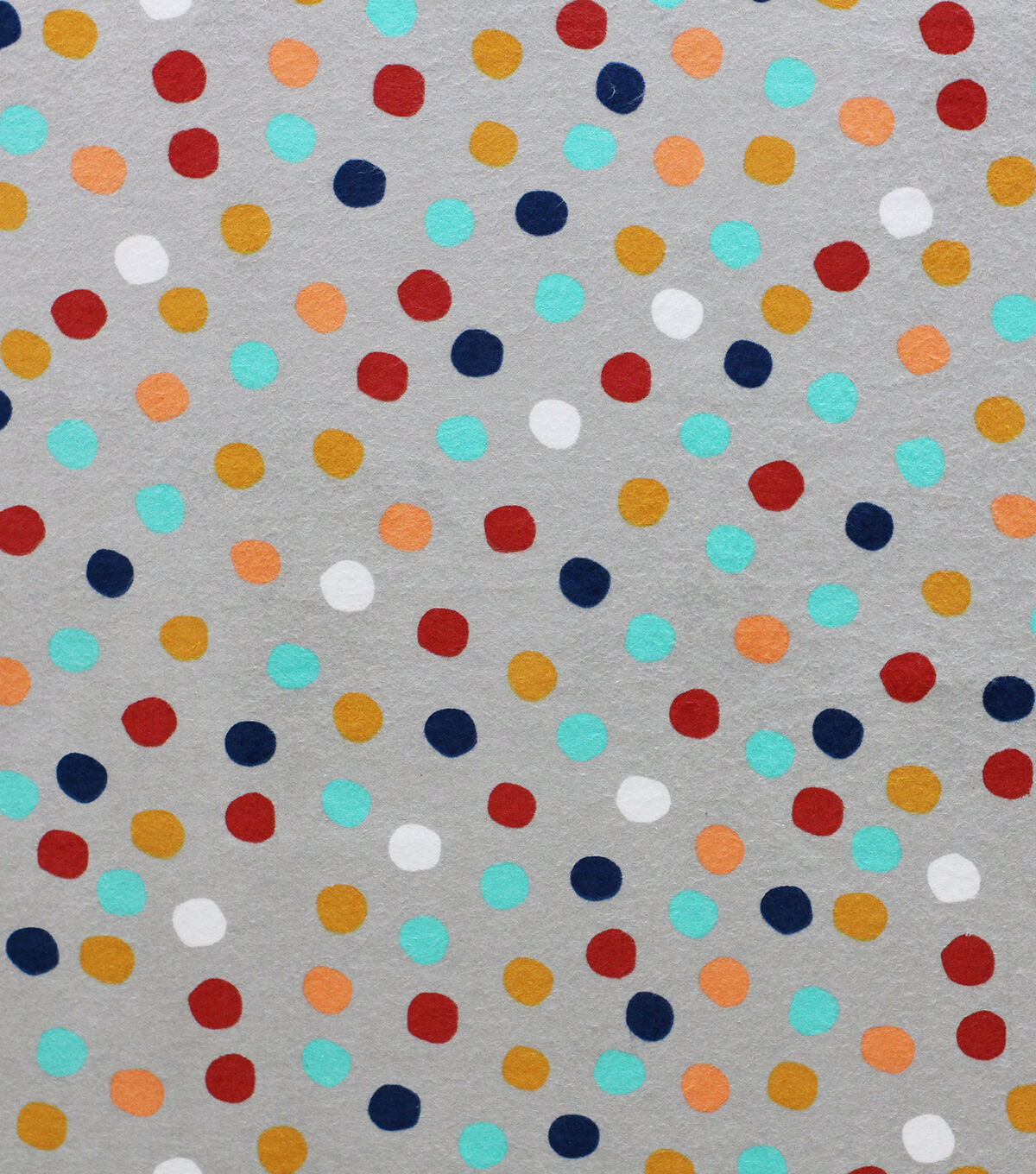 POP! Multi Dot On Gray Super Snuggle Flannel Fabric