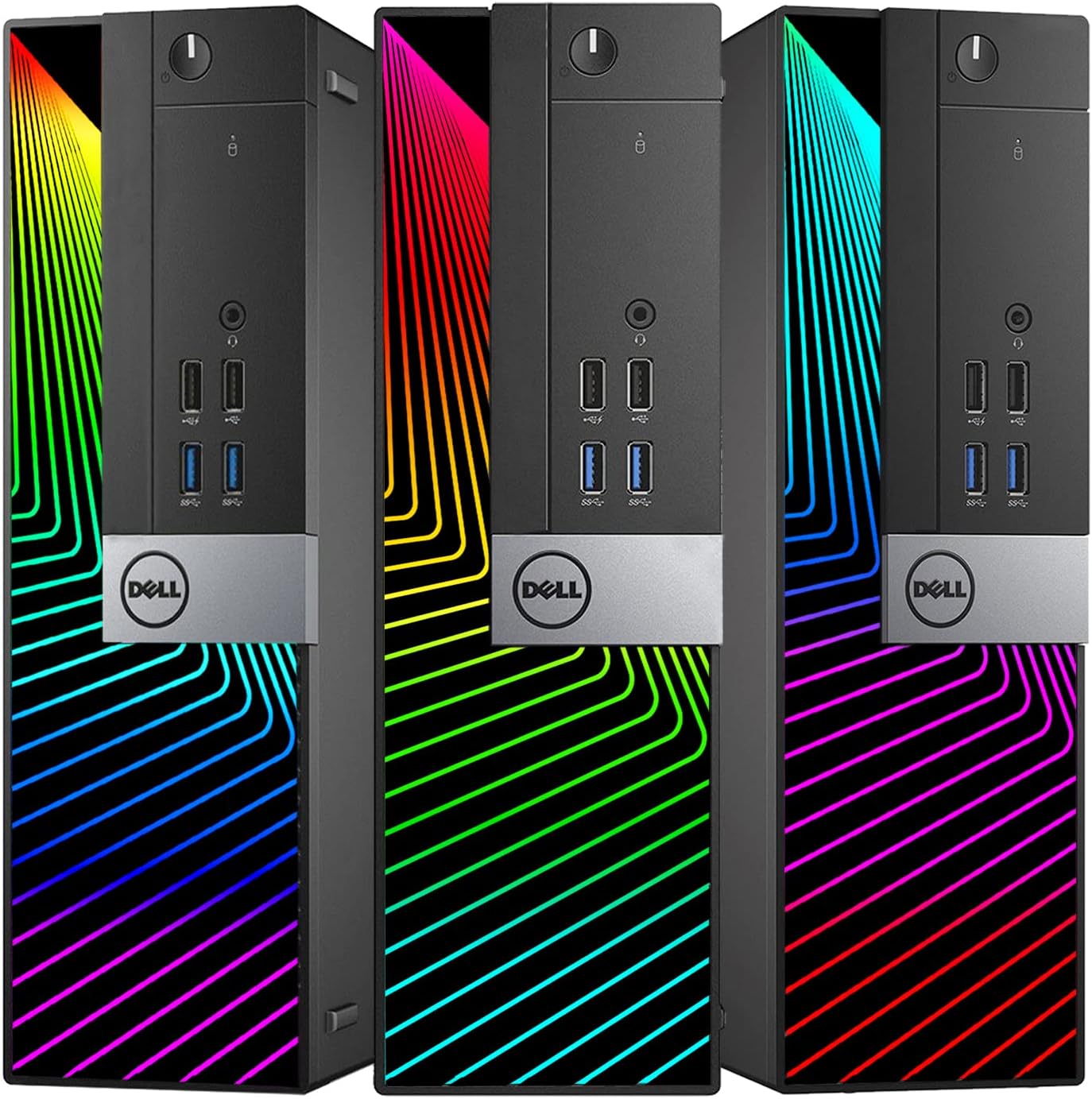 Dell OptiPlex Desktop Customized RGB Lights Computer Intel Core i7 3.40GHz 16 GB RAM 1TB SSD Windows 11 Pro - WiFi - Gaming PC Keyboard & Mouse HDMI (Renewed)