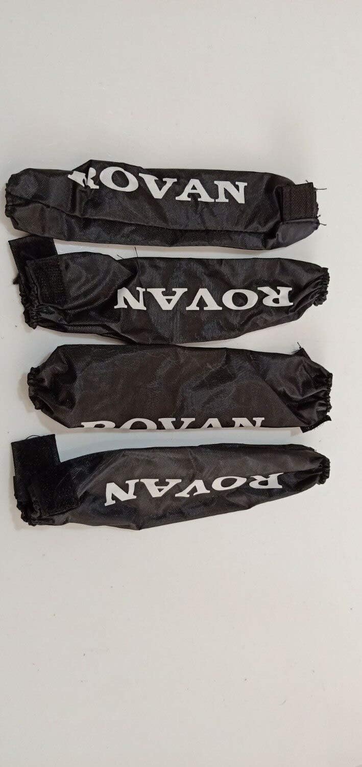 Hockus Accessories 5b 5t 5sc CNC Alloy 8mm Shocks Absorbers with Shock Support Caps Set with Shock Cover - (Color: Orange Shock Cover)