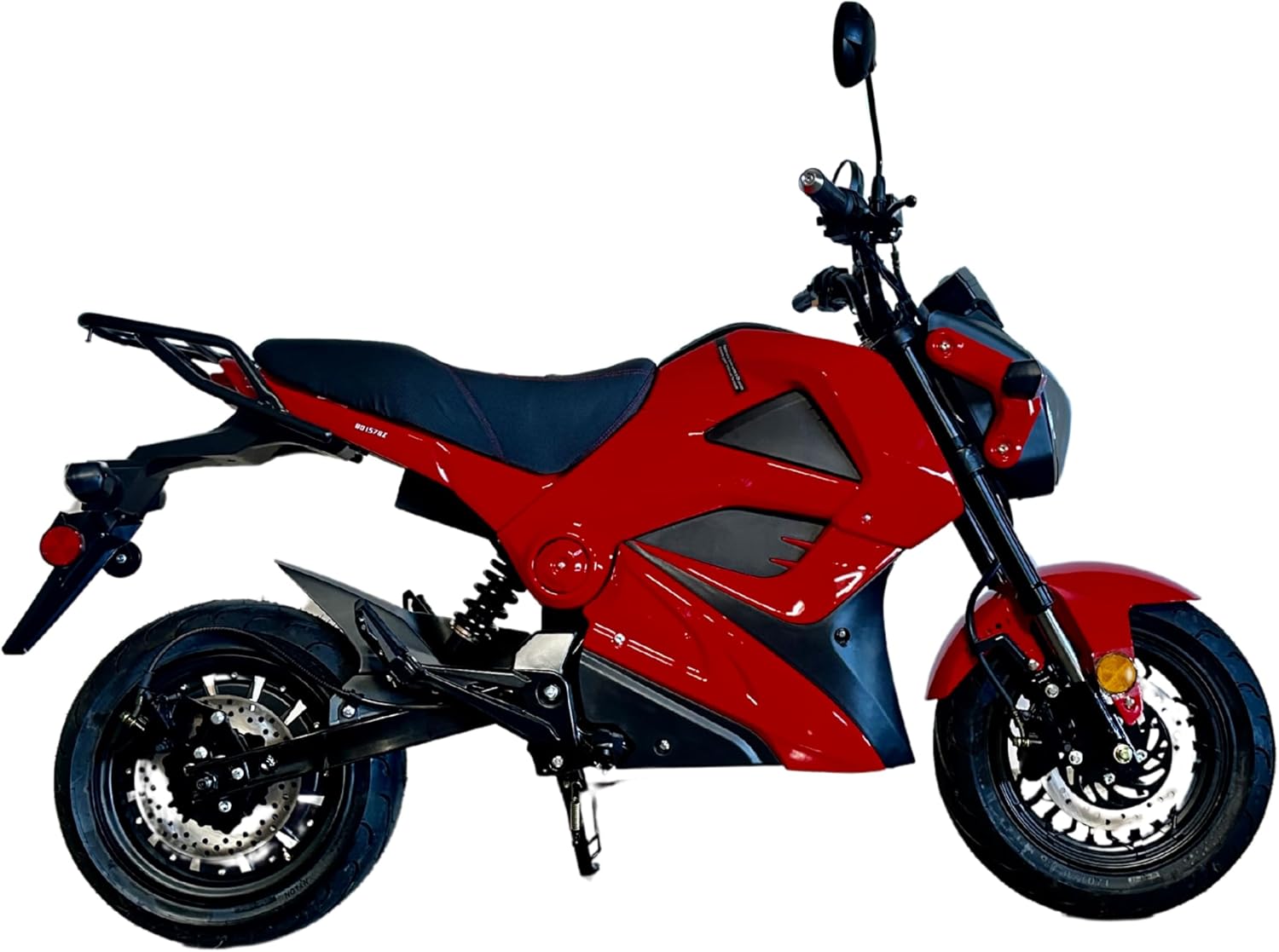 Electric Motorcycle, Road Ready, 2000 WATTS 72 Volts E-X20 E-Vader 2000W 72V | RED