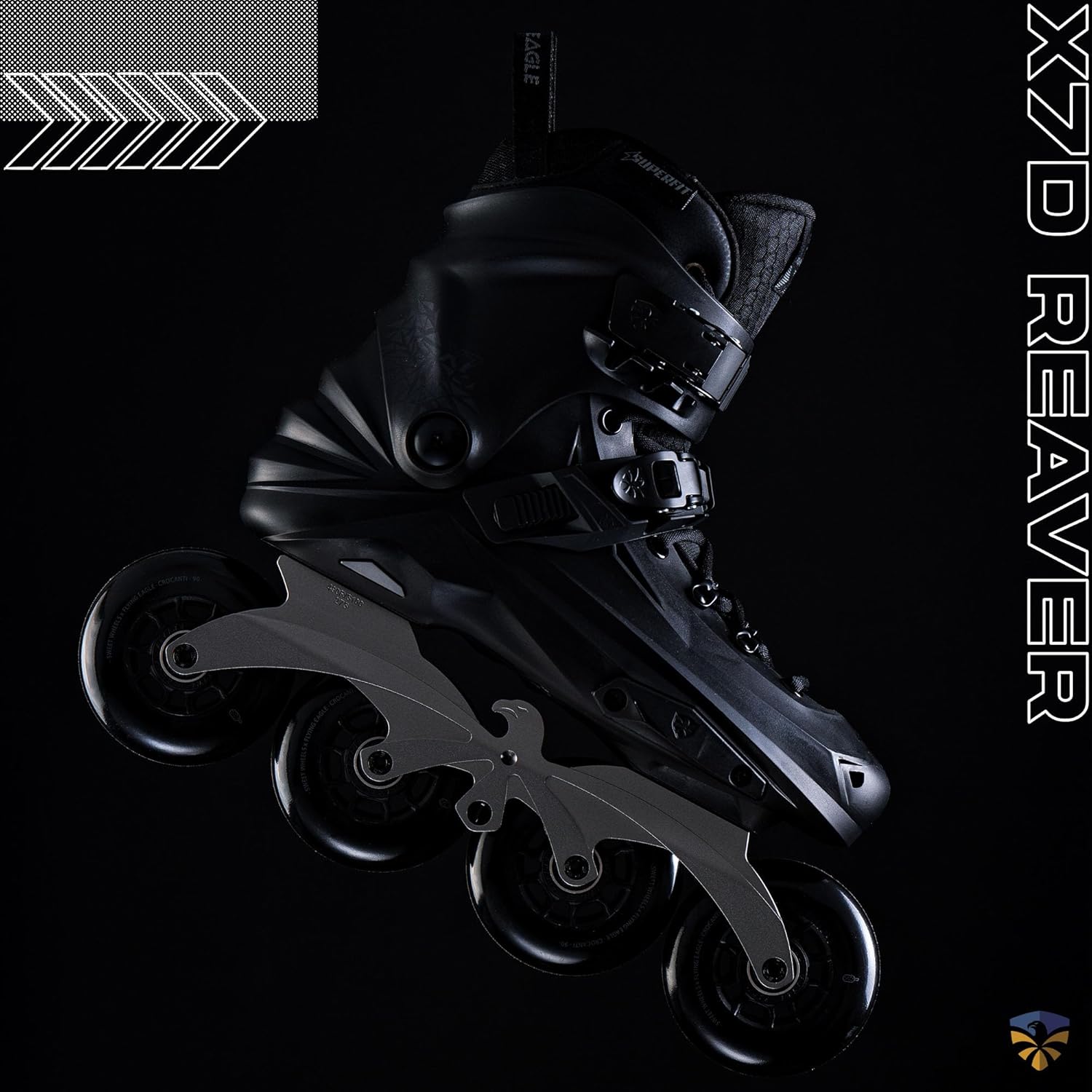 Flying Eagle X7D Reaver - Adult Inline Skates Men & Women, Inline Roller Skate Outdoor, Adults Roller Skates, Freeskates, Skater Shoes for Urban Skating