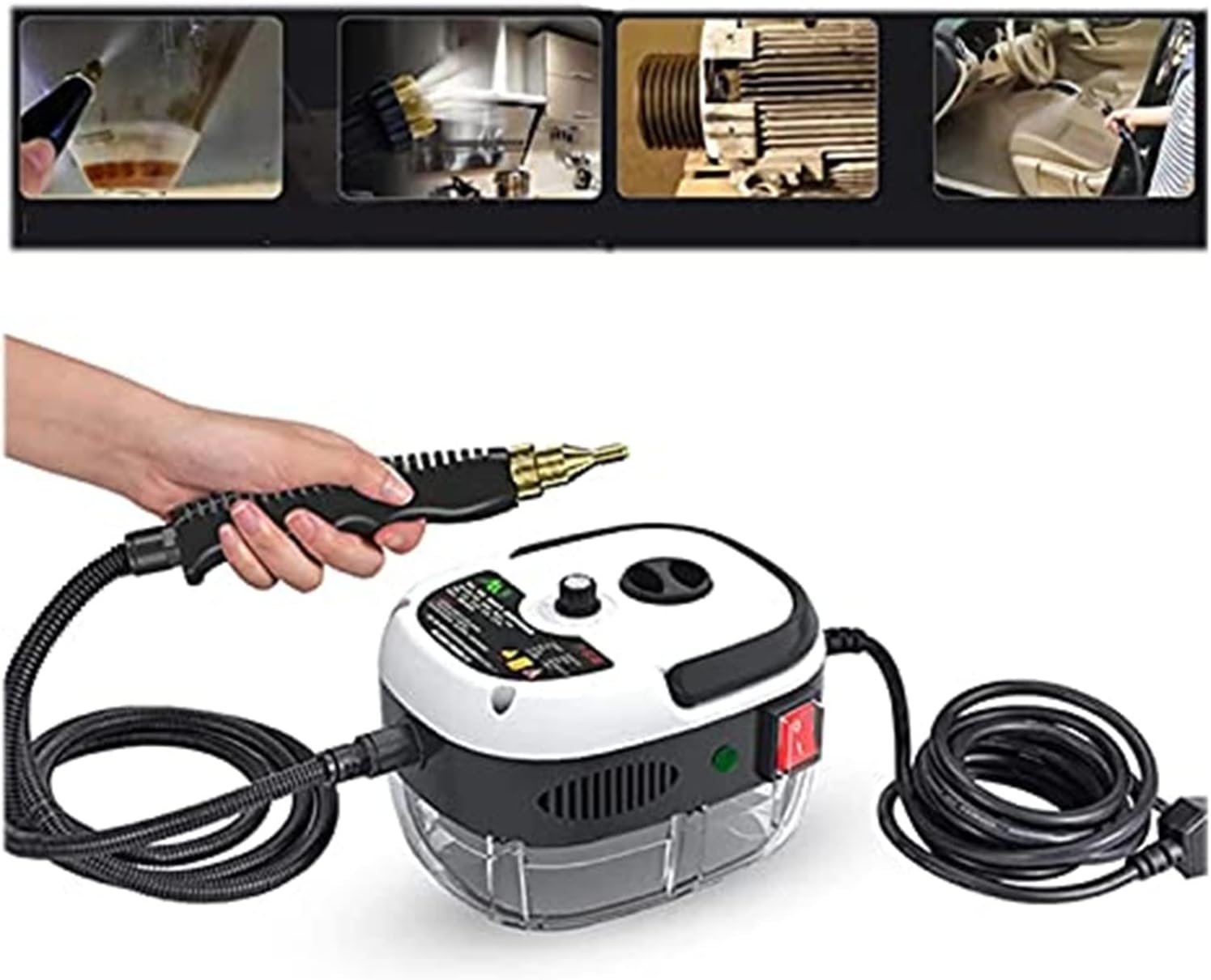 ERTYU High Pressure Steam Cleaner,Portable High Pressure Steam Cleaner 2500W Home Cleaning Car Sofa Carpet Home Office Room Kitchen Tools