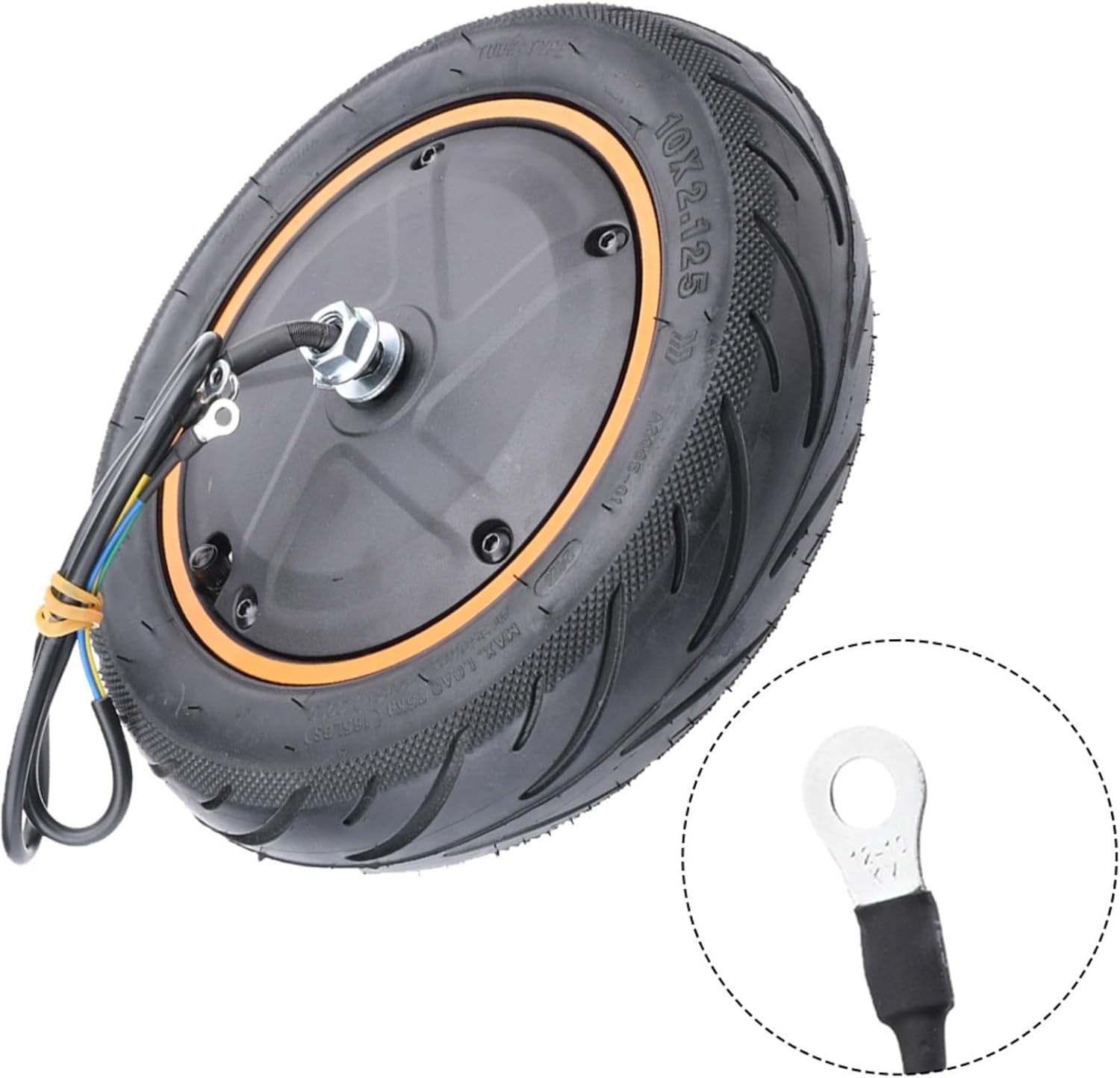 36V 400W Engine Motor Front Wheel Assembled Electric Wheel Hub Motor Kit For -Ninebot F40 Electric Scooter 26 * 26 * 5.5cm for Electric Bike