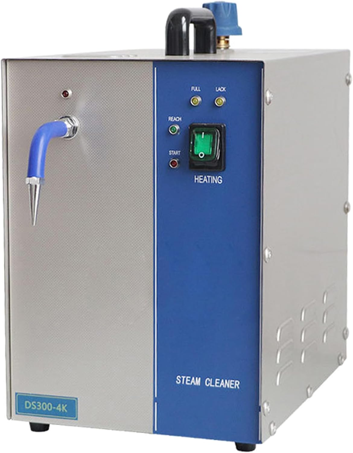 Stainless Steel Steamer Cleaning Washer Equipment, Professional Gem Gold Silver Steam Cleaner Machine, for Cleaning Silver, Gold, Gem, Diamond (Blue(2200W))