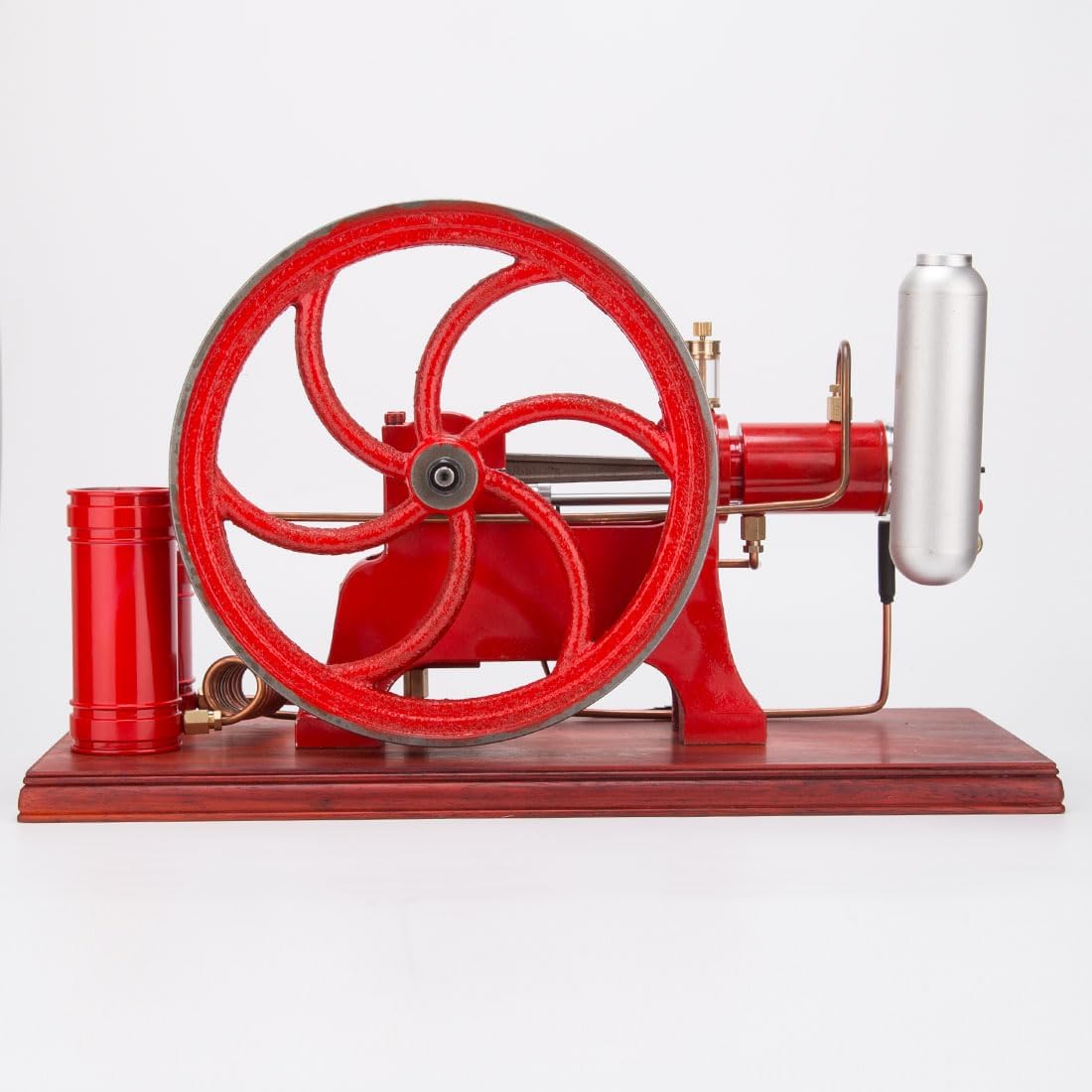 Retrol Ancient Four-Stroke Water-Cooled Stationary Horizontal Mill Gasoline Engine Internal Combustion Engine Model Antique Engine Enthusiast Collectors Gift