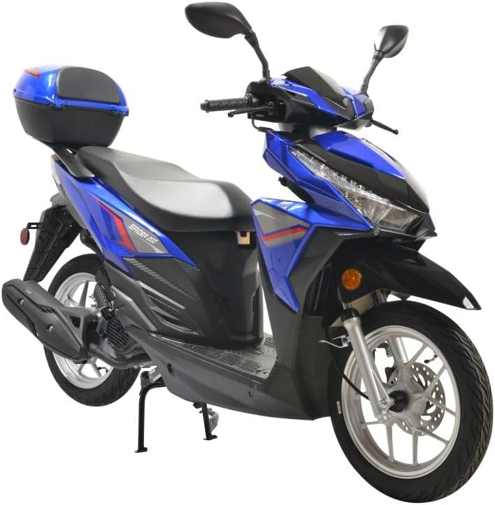 HHH Spider 200 Scooter EFI Fuel Injected Street Legal Scooter with 14