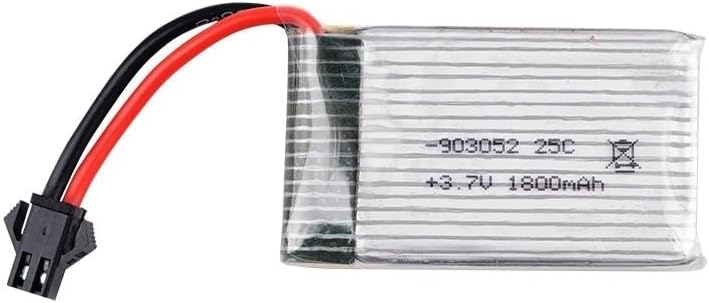 for 3.7V 1800mah 25C HQ859B for JST Plug Lipo Rechargeable Battery for RC Quadcopter Drone H11D H11C T64 T04 T05 F28 F29 T56 T57(8pcs SM Plug)