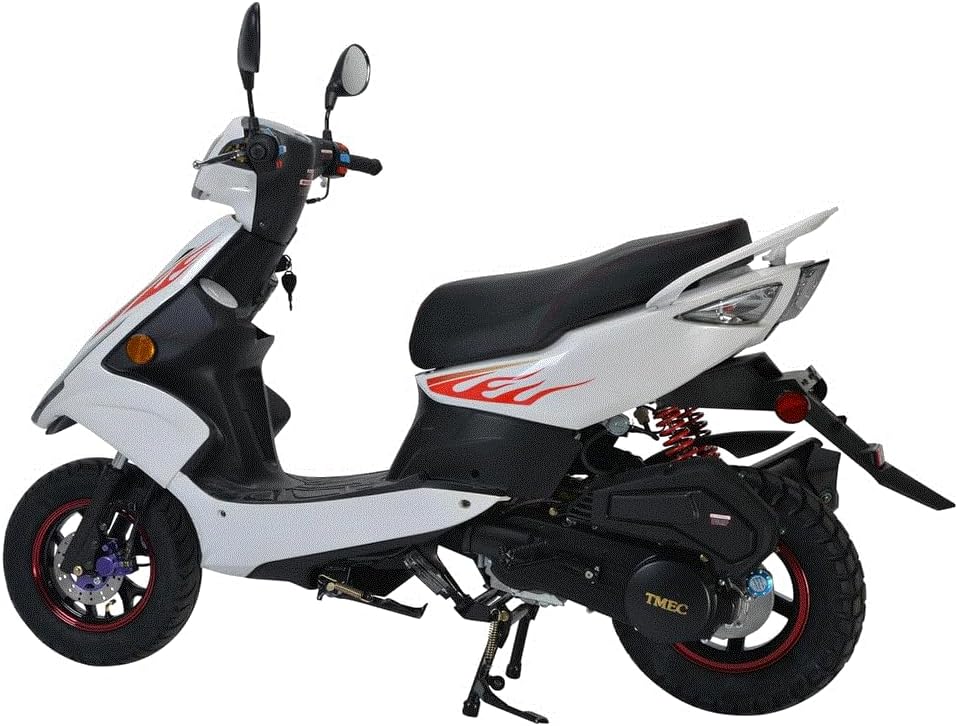 HHH Wave 150cc Fully Automatic Gas Scooter Moped for Youth and Adult 150 cc Adult Bike with 10