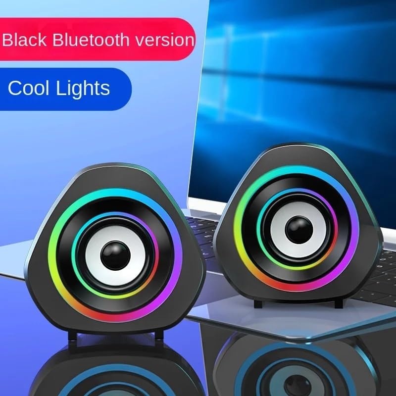 5.0 Soundbox 2.0 Loudspeaker with RGB Colorful Breathing LED Light Computer Speakers