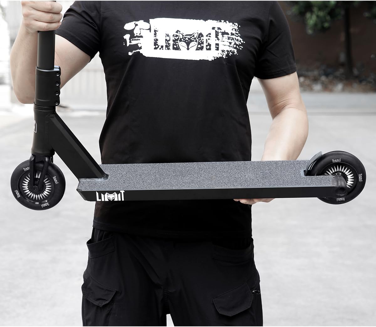 Limit LMT23AZ Pro Trick Street Scooter for Tall Adult and Teens Professional Stunt BMX Freestyle Scooters SCS 4 Bolts with Boxed Ends Perfect for Intermediate Advanced Riders