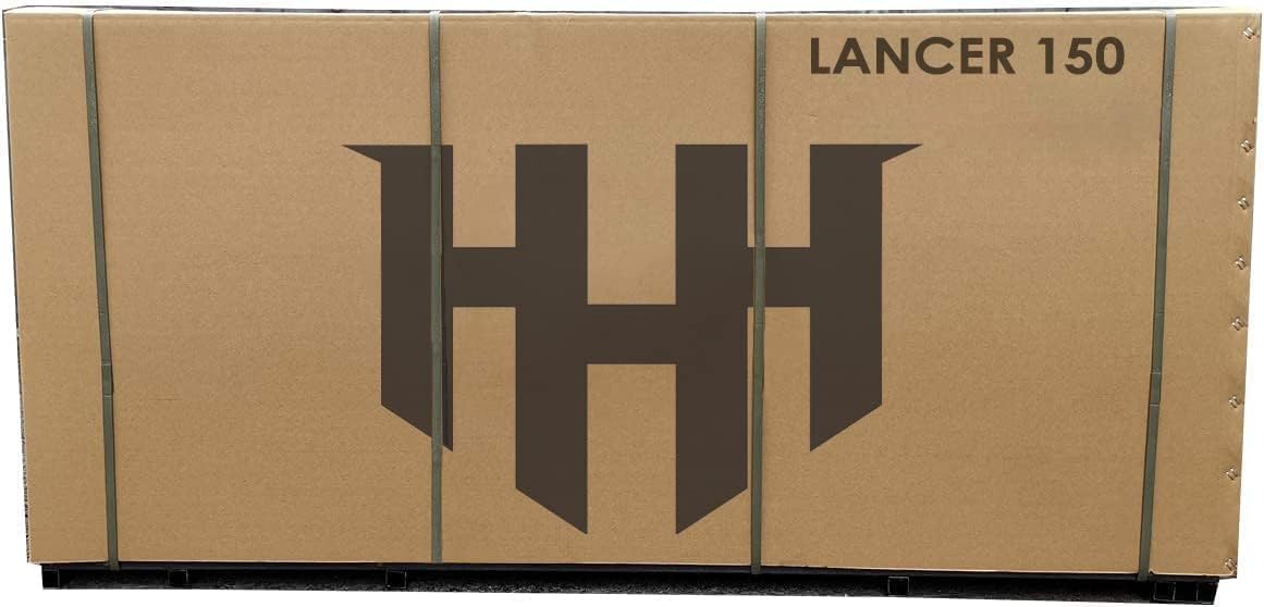 HHH Lancer 150cc Scooter Gas Moped Street Bike 150cc Motorcycle Adult and Youth 12'' Aluminum Wheels (White) (Extra Large)