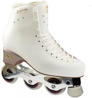 L'Estel Skates - Edea Overture Boots+Snow White Skate Bases - Inline Figure Skates